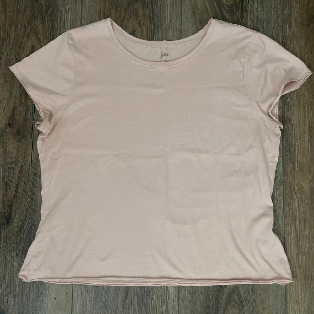 J.Jill Blush Pink Short Sleeve Tee